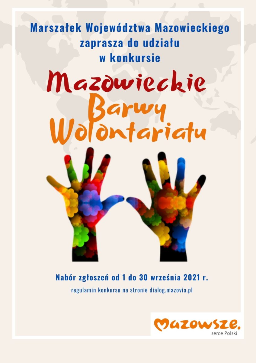 dwie pomalowane, kolorowe dłonie