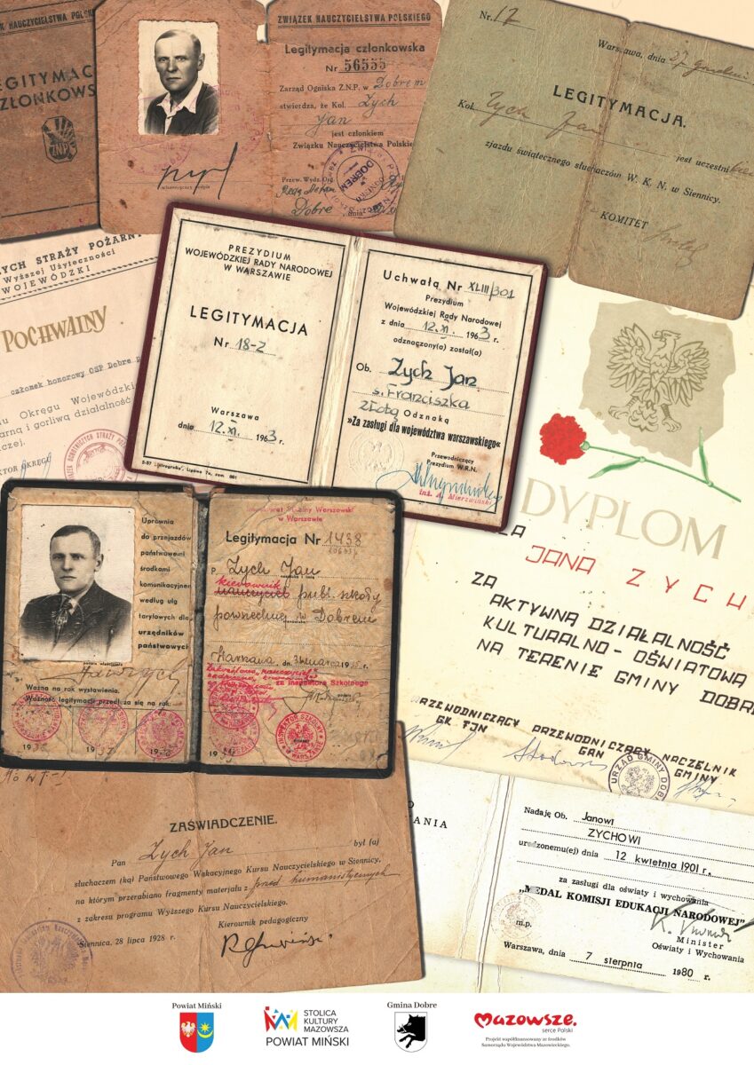 Czarno - białe fotografie - widoczni ludzie oraz pomnik