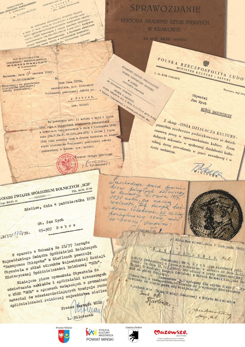 Czarno - białe fotografie przedstawiające starszego mężczyznę z białą brodą