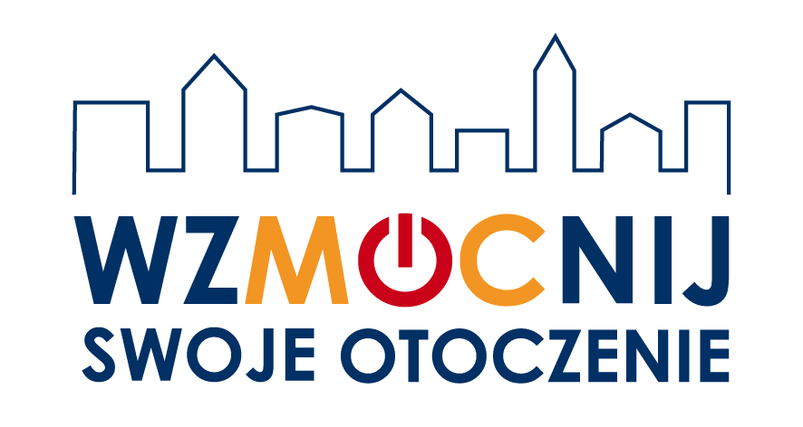 Logo z tekstem WZMOCNIJ SWOJE OTOCZENIE
