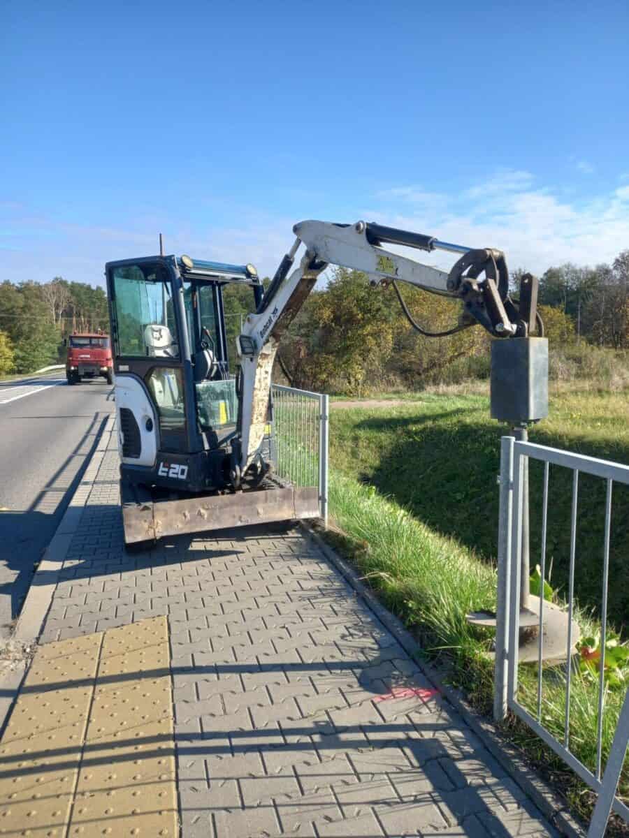 Maszyna przy ulicy