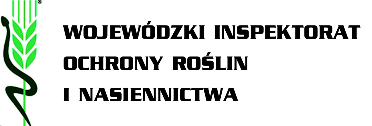 zielony kłos i napis WOJEWÓDZKI INSPEKTORAT OCHRONY ROŚLIN 1 NASIENNICTWA