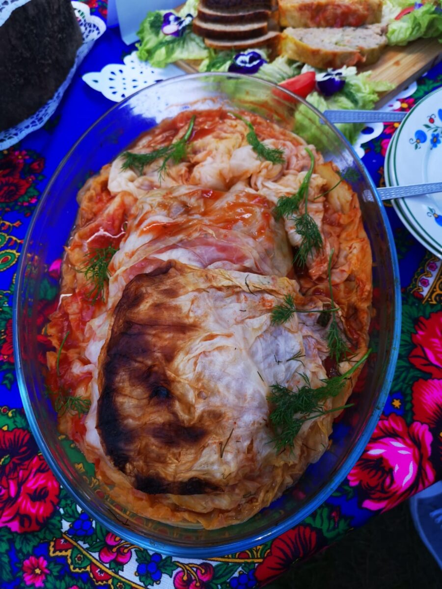 pieczona kapusta