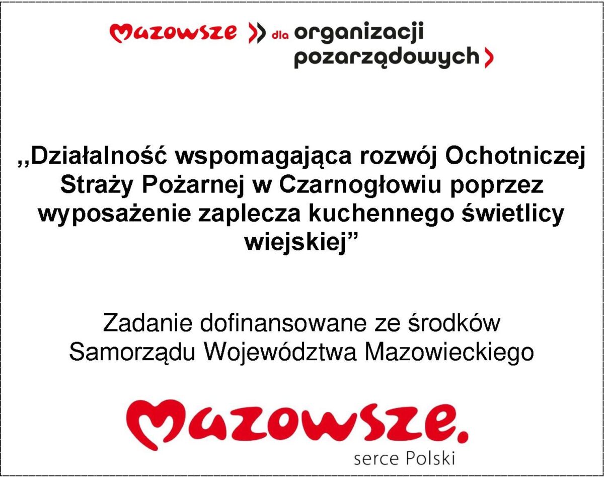 biała tabliczka czerwone litery mazowsze
