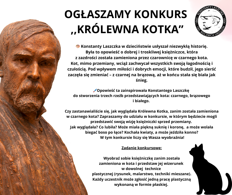 Na rynku występuje brązowy mężczyzna oraz tekst konkurencji „Princess Cat”. Wokół znajdują się wizerunki kota, w tej formie i rysunku, zachęcające uczestników do tworzenia inspirowanej sztuki kotami.